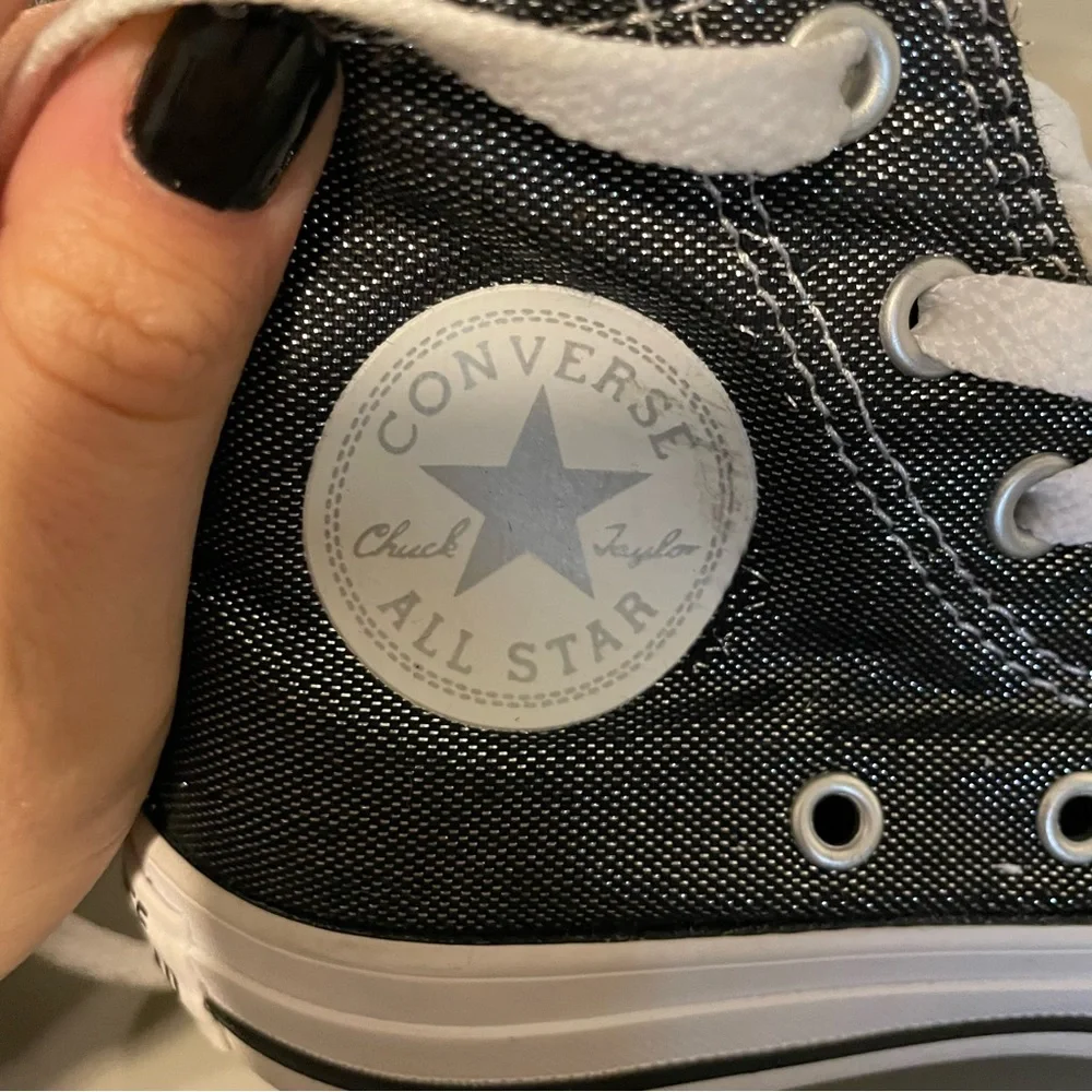 Converse All Star Shiny Sneakers - size 12